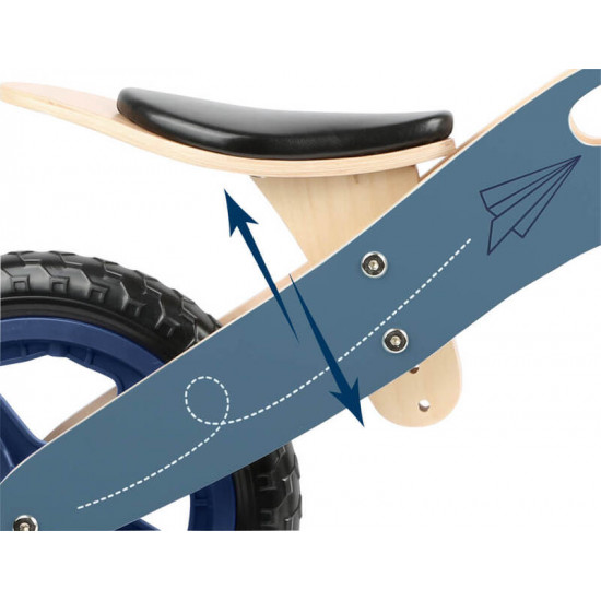 Balance Bike Blue Paper Airplane Balance Bike Blue Paper Airplane